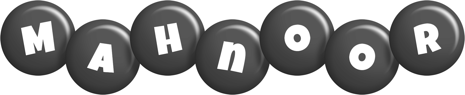 Mahnoor candy-black logo