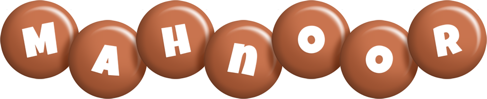 Mahnoor candy-brown logo