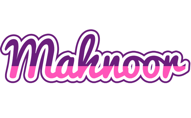 Mahnoor cheerful logo
