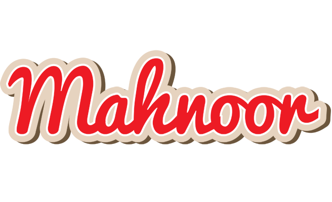 Mahnoor chocolate logo