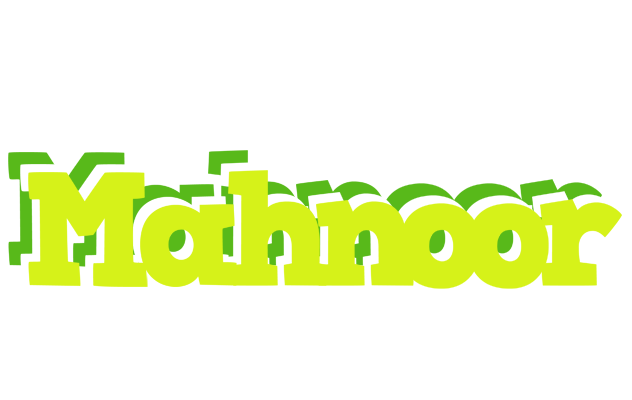 Mahnoor citrus logo