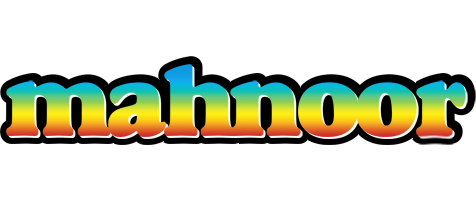 Mahnoor color logo