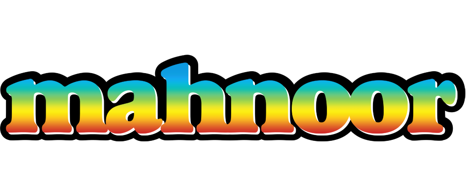 Mahnoor color logo