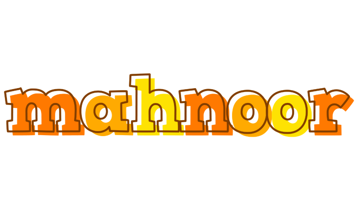 Mahnoor desert logo