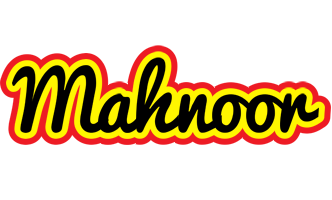 Mahnoor flaming logo