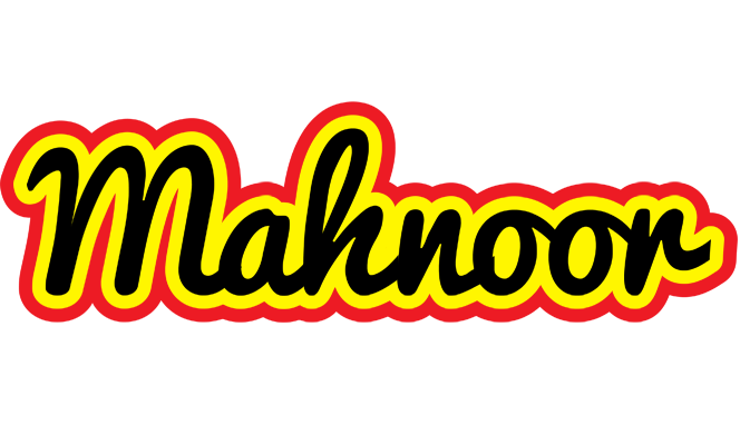 Mahnoor flaming logo
