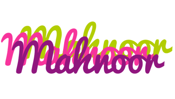 Mahnoor flowers logo