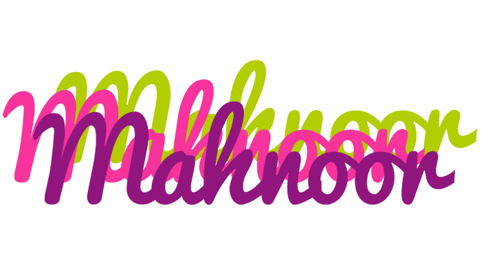 Mahnoor flowers logo