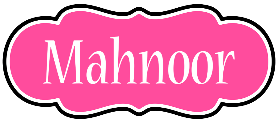 Mahnoor invitation logo