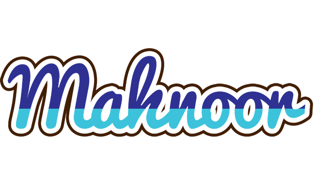 Mahnoor raining logo