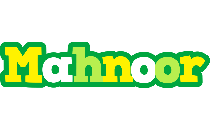 Mahnoor soccer logo