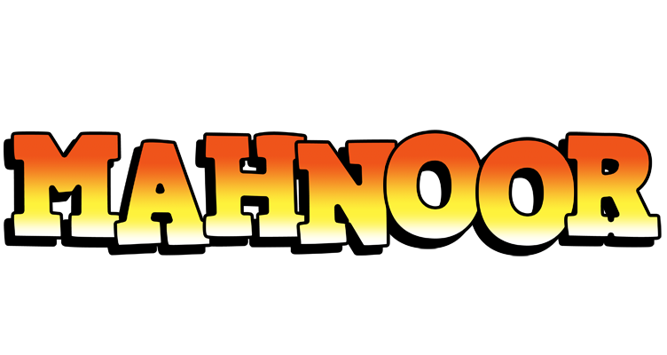Mahnoor sunset logo
