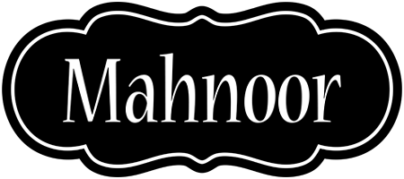 Mahnoor welcome logo