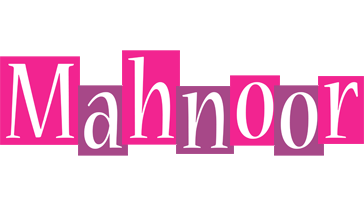 Mahnoor whine logo