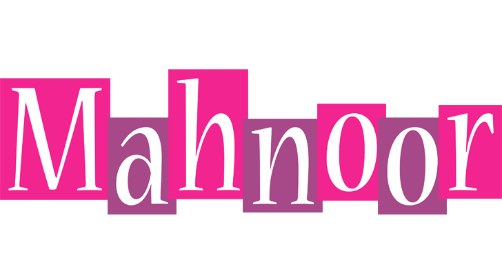 Mahnoor whine logo