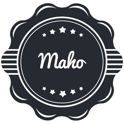 Maho badge logo
