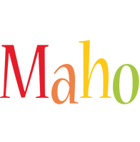 Maho birthday logo