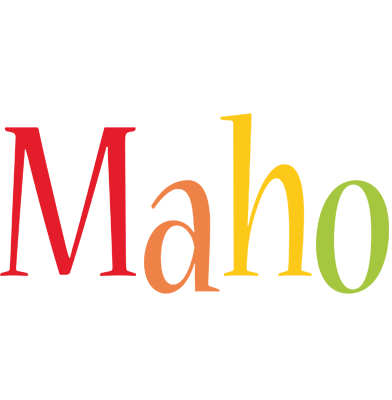 Maho birthday logo
