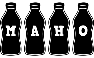 Maho bottle logo