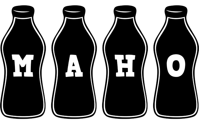 Maho bottle logo