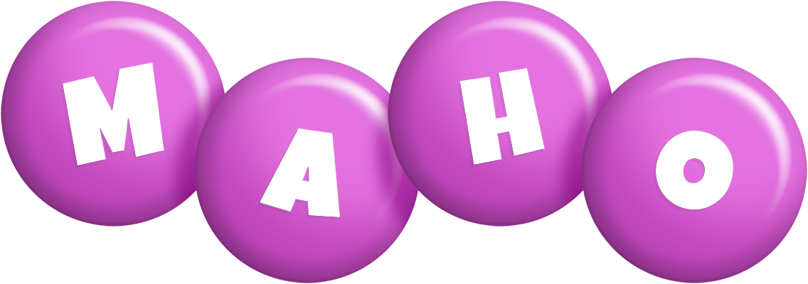 Maho candy-purple logo