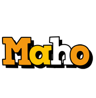 Maho cartoon logo