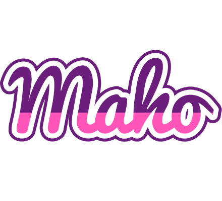 Maho cheerful logo