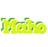 Maho citrus logo