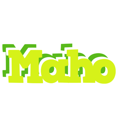 Maho citrus logo