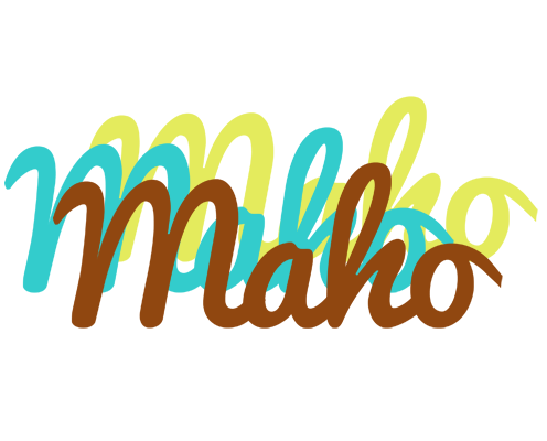 Maho cupcake logo