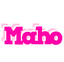 Maho dancing logo