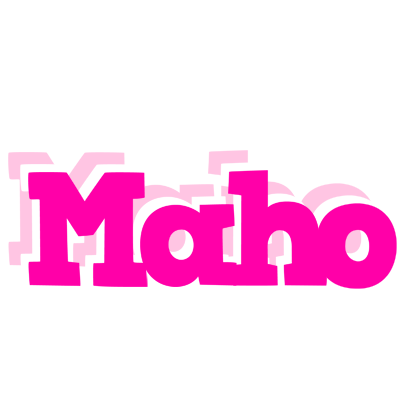Maho dancing logo