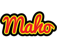 Maho fireman logo