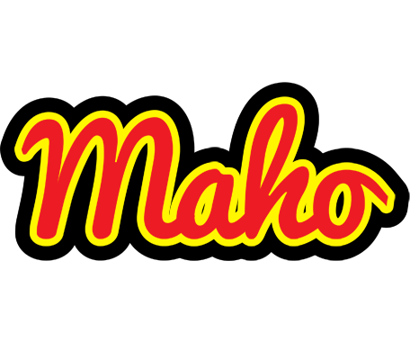 Maho fireman logo