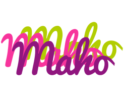 Maho flowers logo