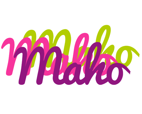Maho flowers logo