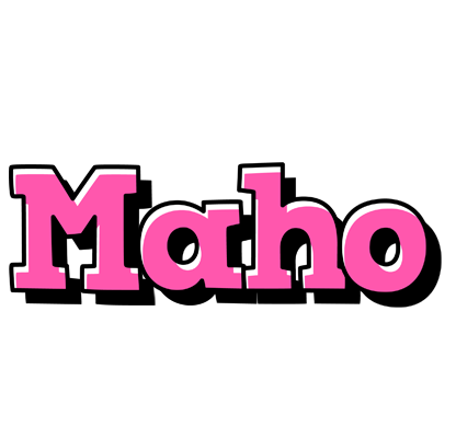 Maho girlish logo