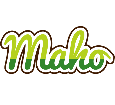 Maho golfing logo