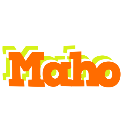 Maho healthy logo