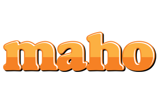 Maho orange logo