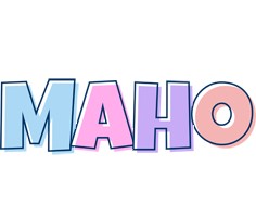 Maho pastel logo