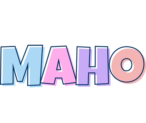Maho pastel logo