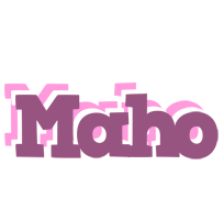 Maho relaxing logo