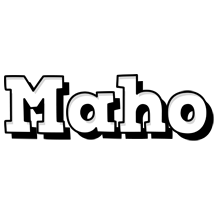 Maho snowing logo