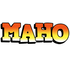 Maho sunset logo