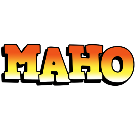 Maho sunset logo