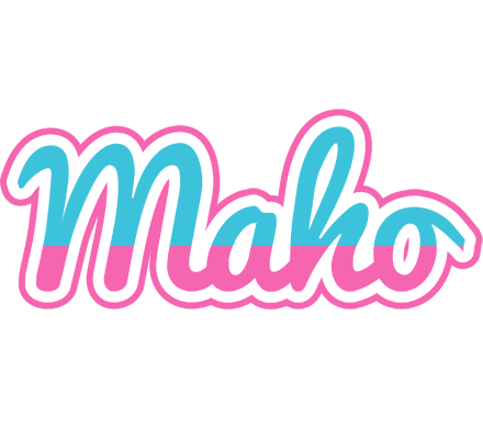 Maho woman logo