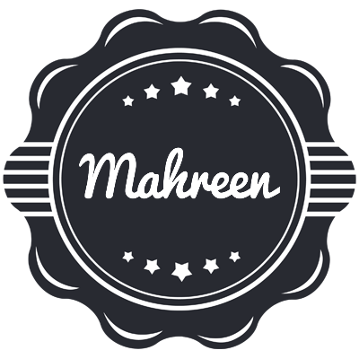 Mahreen badge logo