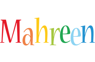 Mahreen birthday logo