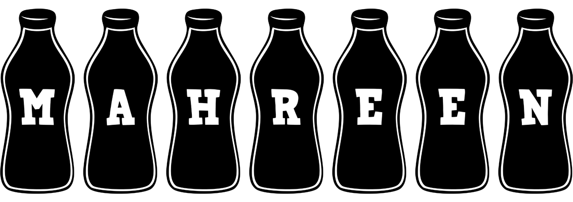 Mahreen bottle logo